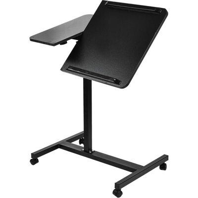 Maclean, Schreibtisch, Mobiler Schreibtisch/Laptop-Ständer schwarz höhenverstellbar 59-89cm max. 30kg MC-121 B Maclean, Schreibtisch, Mobiler Schreibtisch/Laptop-Ständer schwarz höhenverstellbar 59-89cm max. 30kg MC-121 B