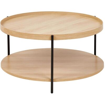 Beliani, Couchtisch + Beistelltisch, Lander (78 x 78 x 40 cm) Beliani, Couchtisch + Beistelltisch, Lander (78 x 78 x 40 cm)