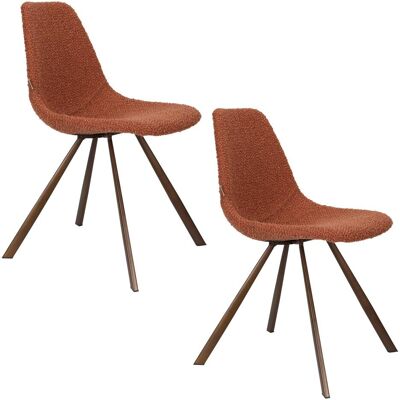 2x Dutchbone, Stühle, Franky Chair Bouclé Terra (2x) 2x Dutchbone, Stühle, Franky Chair Bouclé Terra (2x)