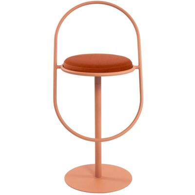 PAPERFLOW Barhocker SATURNE - Platzsparend, Metall, Stoffsitz - Barhocker PAPERFLOW Barhocker SATURNE - Platzsparend, Metall, Stoffsitz - Barhocker