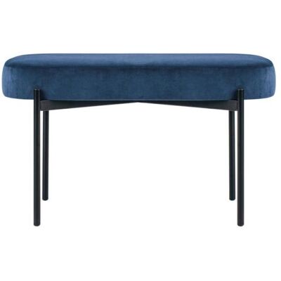 PAPERFLOW Gaia Blaue Samtbank - Sitz- & Lounge-Möbel PAPERFLOW Gaia Blaue Samtbank - Sitz- & Lounge-Möbel