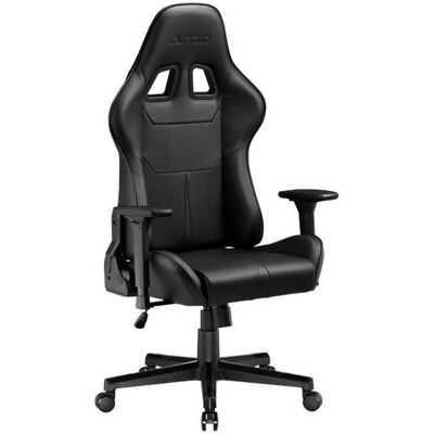 Dutzo E-SPORTS Gamer Stol - Sort - PU Lder - Op til 120 kg, Gaming Stuhl, Schwarz Dutzo E-SPORTS Gamer Stol - Sort - PU Lder - Op til 120 kg, Gaming Stuhl, Schwarz