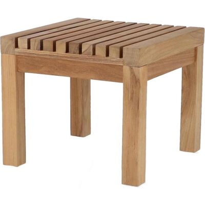 Jan Kurtz, Hocker + Pouf, Hocker/Beistelltisch NICE, Teak natur Jan Kurtz, Hocker + Pouf, Hocker/Beistelltisch NICE, Teak natur