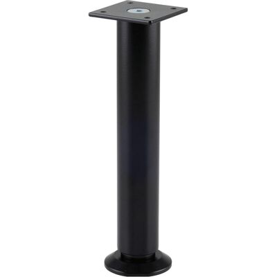 Simausrom, Tischbeine + Tischgestell, Dekorfuss 30mm Durchmesser, Länge 190mm, Alu schwarz matt höhenverstellbar Simausrom, Tischbeine + Tischgestell, Dekorfuss 30mm Durchmesser, Länge 190mm, Alu schwarz matt höhenverstellbar