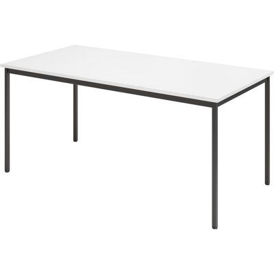Hammerbacher, Schreibtisch, Besprechungstisch Fuss Vierk.160x80cm Weiss (160 x 80 x 72 cm) Hammerbacher, Schreibtisch, Besprechungstisch Fuss Vierk.160x80cm Weiss (160 x 80 x 72 cm)