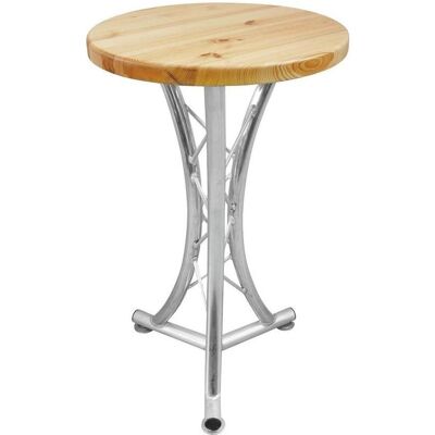 Alutruss Bistrotisch - Robuste Konstruktion, Silber, 1,1m Höhe Alutruss Bistrotisch - Robuste Konstruktion, Silber, 1,1m Höhe