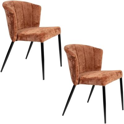2x Dutchbone, Stühle, Georgia Chair Terra 2x Dutchbone, Stühle, Georgia Chair Terra