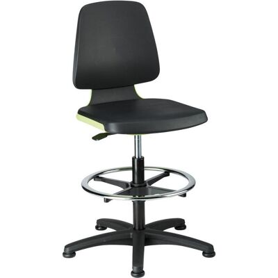 Bimos, Bürostuhl, Arbeitsstuhl Labsit 3, PU grün Sitzhöhe 520-770 mm (52 - 77 cm) Bimos, Bürostuhl, Arbeitsstuhl Labsit 3, PU grün Sitzhöhe 520-770 mm (52 - 77 cm)