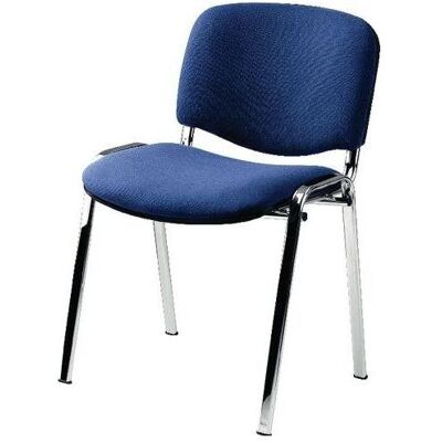 Nowy Styl, Stühle, Besucherstuhl ISO PLUS Stoff Gestell aus Chrom Blau Nowy Styl, Stühle, Besucherstuhl ISO PLUS Stoff Gestell aus Chrom Blau