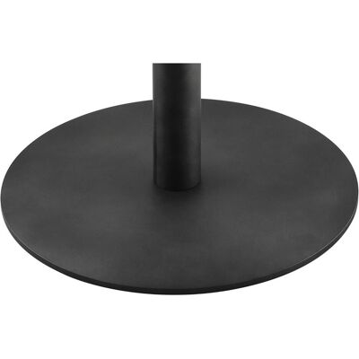 Simausrom, Tischbeine + Tischgestell, Jaco Bodenplatte mit Anschraubplatte ø 500 mm Schwarzstahl matt Simausrom, Tischbeine + Tischgestell, Jaco Bodenplatte mit Anschraubplatte ø 500 mm Schwarzstahl matt