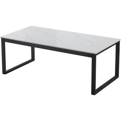 Home123, Couchtisch + Beistelltisch, Couchtisch HANOS weiss (120 x 60 x 45 cm) Home123, Couchtisch + Beistelltisch, Couchtisch HANOS weiss (120 x 60 x 45 cm)