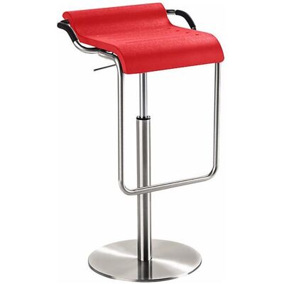 MAYER SITZMÖBEL Barhocker rot, 47cm Basis, höhenverstellbar MAYER SITZMÖBEL Barhocker rot, 47cm Basis, höhenverstellbar