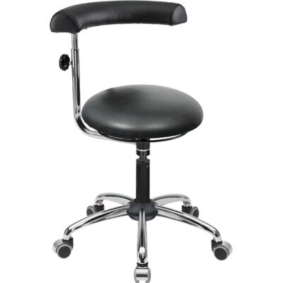 Meychair, Bürostuhl, Arbeitshocker mit Bananenlehne (37 - 45 cm) Meychair, Bürostuhl, Arbeitshocker mit Bananenlehne (37 - 45 cm)