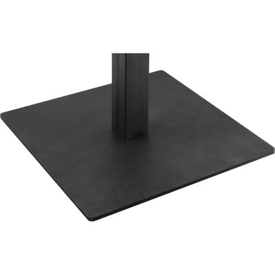 Simausrom, Tischbeine + Tischgestell, Jaco Bodenplatte mit Anschraubplatte ø 450x450 mm, Schwarzstahl matt Simausrom, Tischbeine + Tischgestell, Jaco Bodenplatte mit Anschraubplatte ø 450x450 mm, Schwarzstahl matt