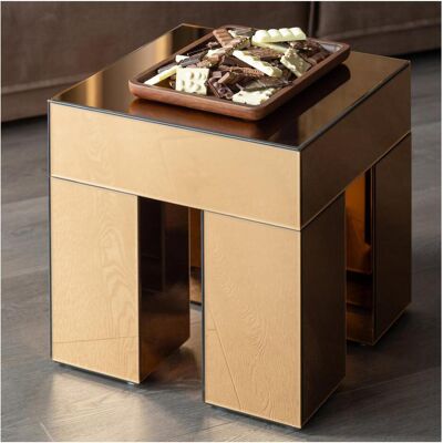 Woood, Couchtisch + Beistelltisch, Beistelltisch (50 x 45 x 45 cm) Woood, Couchtisch + Beistelltisch, Beistelltisch (50 x 45 x 45 cm)