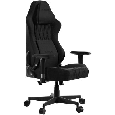 Hator Darkside 3L Fabric, Gaming Stuhl, Schwarz Hator Darkside 3L Fabric, Gaming Stuhl, Schwarz