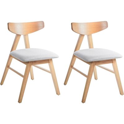 Beliani - Lacota - Braun - Rubberwood - Stuhl Beliani - Lacota - Braun - Rubberwood - Stuhl