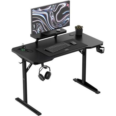 Mark Adler, Schreibtisch, Leader 5.1 Schwarzer 115 cm Computertisch mit Regal Mark Adler, Schreibtisch, Leader 5.1 Schwarzer 115 cm Computertisch mit Regal