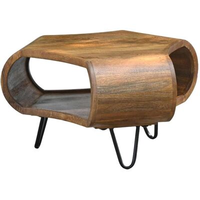 Wohnling, Couchtisch + Beistelltisch, Mango (60 x 60 x 39 cm) Wohnling, Couchtisch + Beistelltisch, Mango (60 x 60 x 39 cm)