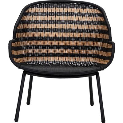 House Doctor, Stühle, Lounge chair, HDHapur, NatureBlack (1x) House Doctor, Stühle, Lounge chair, HDHapur, NatureBlack (1x)