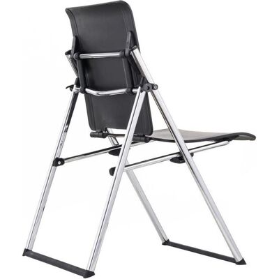 Rocada Bürostuhl / 2 Klappstühle RD-992 schwarz Kunststoff Rocada Bürostuhl / 2 Klappstühle RD-992 schwarz Kunststoff