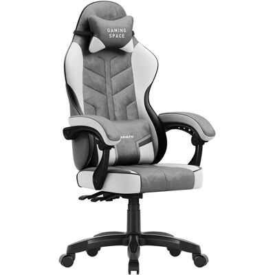 Huzaro Force 2.7 Grauer Velours-Gaming-Stuhl, Gaming Stuhl, Schwarz, Grau Huzaro Force 2.7 Grauer Velours-Gaming-Stuhl, Gaming Stuhl, Schwarz, Grau