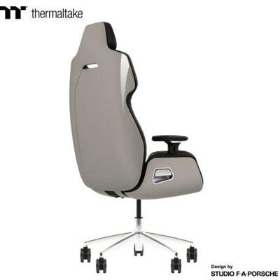 Thermaltake Tt ARGENT E700 Ice Grey Metallic Alcantara, Gaming Stuhl, Grau, Schwarz, Silber Thermaltake Tt ARGENT E700 Ice Grey Metallic Alcantara, Gaming Stuhl, Grau, Schwarz, Silber