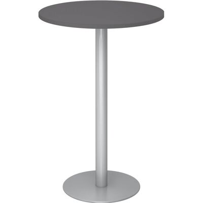 HAMMERBACHER Stehtisch - Graphit, 80x80x112cm HAMMERBACHER Stehtisch - Graphit, 80x80x112cm