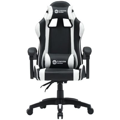 Canyon SGCH2 - Core - ergonomic gaming chair - black and white, Gaming Stuhl, Weiss, Schwarz Canyon SGCH2 - Core - ergonomic gaming chair - black and white, Gaming Stuhl, Weiss, Schwarz