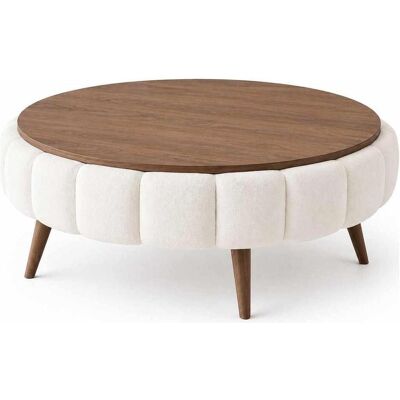 Homitis, Couchtisch + Beistelltisch, Round Flower Coffee Table (100 x 100 x 44 cm) Homitis, Couchtisch + Beistelltisch, Round Flower Coffee Table (100 x 100 x 44 cm)