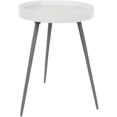 White Label Living, Couchtisch + Beistelltisch, Side Table Karrara White (33 x 33 x 45 cm) White Label Living, Couchtisch + Beistelltisch, Side Table Karrara White (33 x 33 x 45 cm)