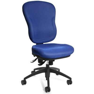 Topstar Ergonomischer Bürostuhl WELLPOINT 30 SY - Blau - Hoher Rücken, Verstellbare Lendenwirbelstütze Topstar Ergonomischer Bürostuhl WELLPOINT 30 SY - Blau - Hoher Rücken, Verstellbare Lendenwirbelstütze