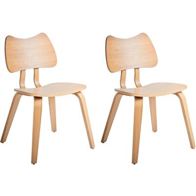 Beliani - Diana - Braun - Gummibaumholz - chair Beliani - Diana - Braun - Gummibaumholz - chair