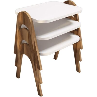 Hanah Home, Couchtisch + Beistelltisch, Courtney (48.60 x 35.50 x 72 cm) Hanah Home, Couchtisch + Beistelltisch, Courtney (48.60 x 35.50 x 72 cm)