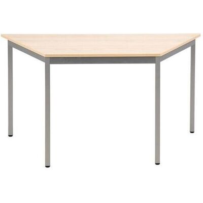 Sodematub, Schreibtisch, Trapeztisch FT147TRAP-6515 Buche Silber (140 x 70 x 74 cm) Sodematub, Schreibtisch, Trapeztisch FT147TRAP-6515 Buche Silber (140 x 70 x 74 cm)