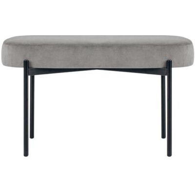 PAPERFLOW Grau Stoff Gaia Sitzbank 79cm PAPERFLOW Grau Stoff Gaia Sitzbank 79cm