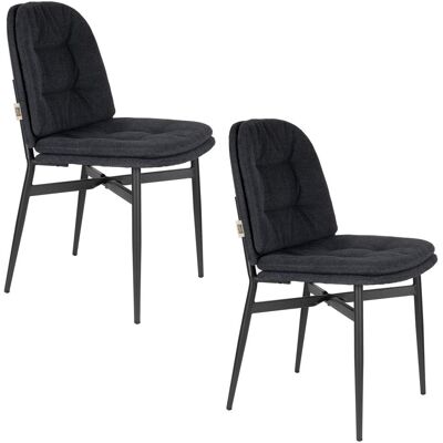 2x Dutchbone, Stühle, Jade Chair Blue 2x Dutchbone, Stühle, Jade Chair Blue