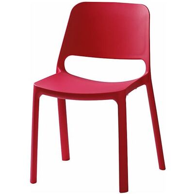 Mayer Sitzmöbel Stapelstuhl - Rot - UV-beständig Mayer Sitzmöbel Stapelstuhl - Rot - UV-beständig