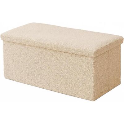 Relaxdays, Sitzbank, Sitzbank aus Teddystoff (38 cm) Relaxdays, Sitzbank, Sitzbank aus Teddystoff (38 cm)