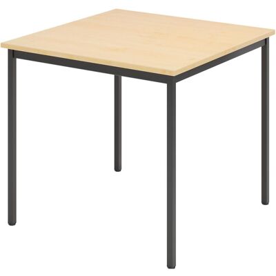 Hammerbacher, Schreibtisch, Besprechungstisch Fuss Vierk. 80x80cm Ahorn (80 x 80 x 72 cm) Hammerbacher, Schreibtisch, Besprechungstisch Fuss Vierk. 80x80cm Ahorn (80 x 80 x 72 cm)