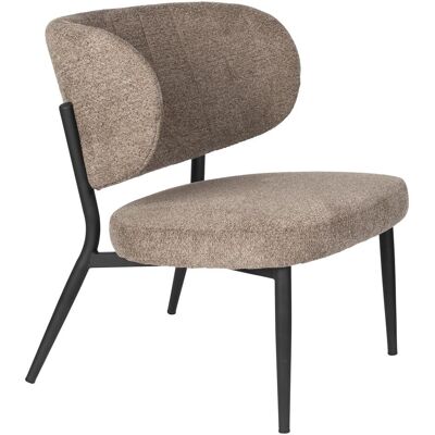White Label Living, Sessel, Sanne Lounge Chair Brownie White Label Living, Sessel, Sanne Lounge Chair Brownie
