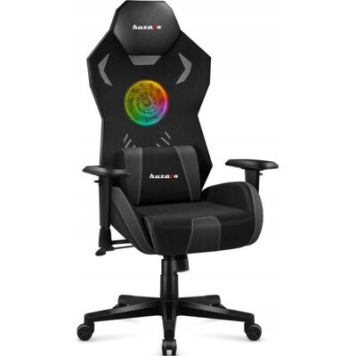 Huzaro Combat 7.6 RGB Schwarzer Gaming-Stuhl, Gaming Stuhl, Schwarz Huzaro Combat 7.6 RGB Schwarzer Gaming-Stuhl, Gaming Stuhl, Schwarz