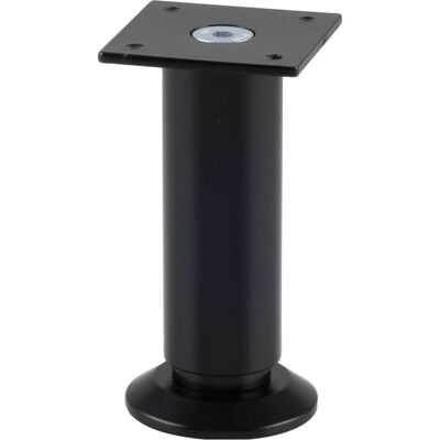 Simausrom, Tischbeine + Tischgestell, Dekorfuss 30mm Durchmesser, Länge 120mm, Alu schwarz matt höhenverstellbar Simausrom, Tischbeine + Tischgestell, Dekorfuss 30mm Durchmesser, Länge 120mm, Alu schwarz matt höhenverstellbar