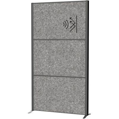 Maul, Trennwand, Akustik-Trennwand MAULcocoon 9601089 dunkelgrau 100,0 x 182,0 cm (100 x 182 cm) Maul, Trennwand, Akustik-Trennwand MAULcocoon 9601089 dunkelgrau 100,0 x 182,0 cm (100 x 182 cm)