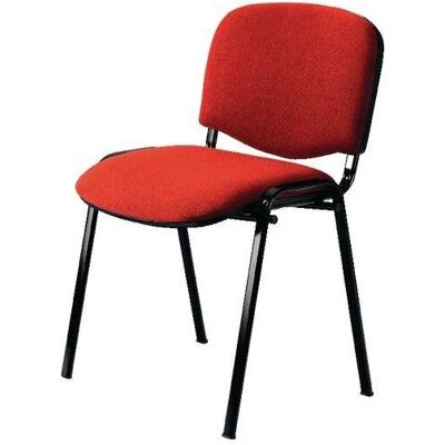 Nowy Styl, Bürostuhl, Stapelstuhl ISO PLUS Gestell Schwarz Stoff Rot Nowy Styl, Bürostuhl, Stapelstuhl ISO PLUS Gestell Schwarz Stoff Rot