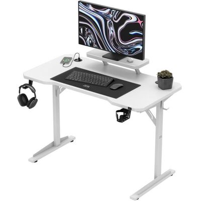 Mark Adler, Schreibtisch, Leader 5.1 Weisser Computertisch 115 cm mit Regal Mark Adler, Schreibtisch, Leader 5.1 Weisser Computertisch 115 cm mit Regal