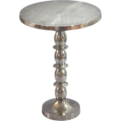 Wohnling, Couchtisch + Beistelltisch, Silber (40 x 40 x 56 cm) Wohnling, Couchtisch + Beistelltisch, Silber (40 x 40 x 56 cm)