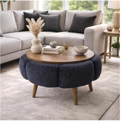 Homitis, Couchtisch + Beistelltisch, Papatya 60 Coffee Table (60 x 60 x 44 cm) Homitis, Couchtisch + Beistelltisch, Papatya 60 Coffee Table (60 x 60 x 44 cm)