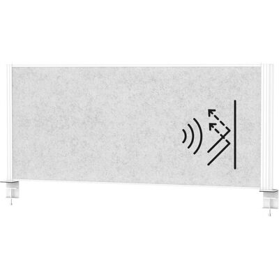 Maul, Trennwand, Tisch-Trennwand MAULconnecto 120x50cm Akustik h.gr/ws (120 x 51.50 cm) Maul, Trennwand, Tisch-Trennwand MAULconnecto 120x50cm Akustik h.gr/ws (120 x 51.50 cm)