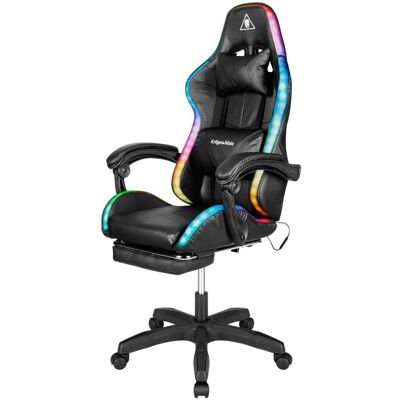 Krüger&Matz Gaming-Stuhl Kruger & Matz GX-150 Schwarz LED, Gaming Stuhl, Schwarz Krüger&Matz Gaming-Stuhl Kruger & Matz GX-150 Schwarz LED, Gaming Stuhl, Schwarz